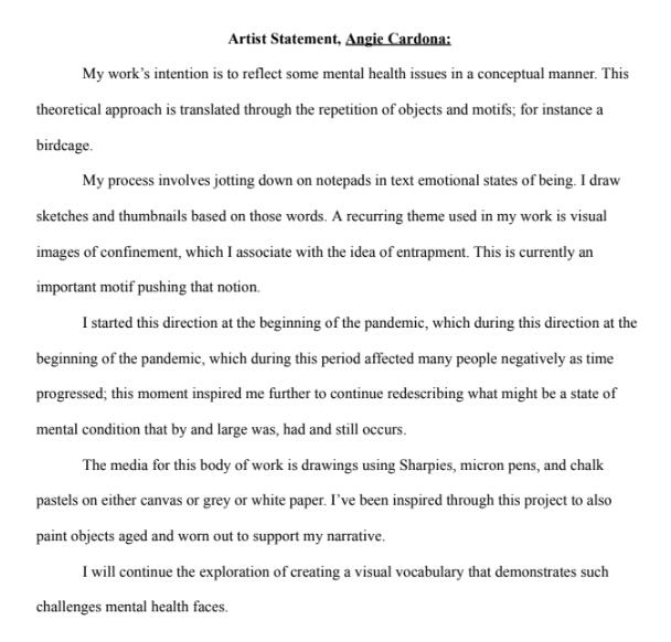 Artist Statement