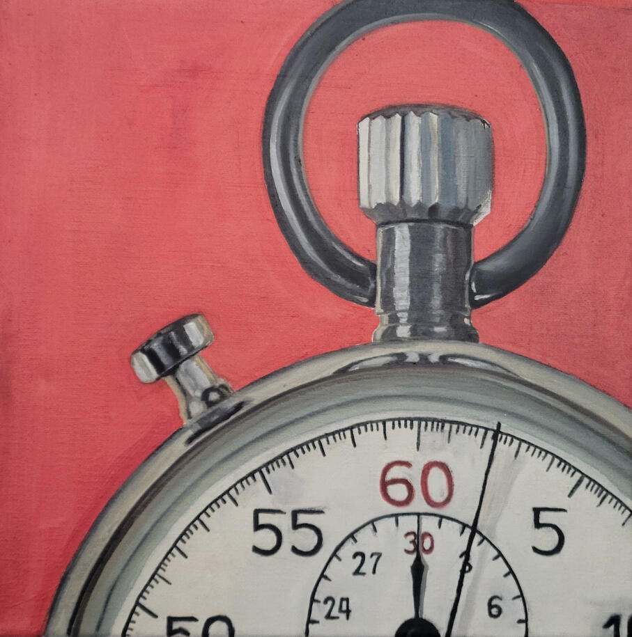 12 x 12, oil paint
