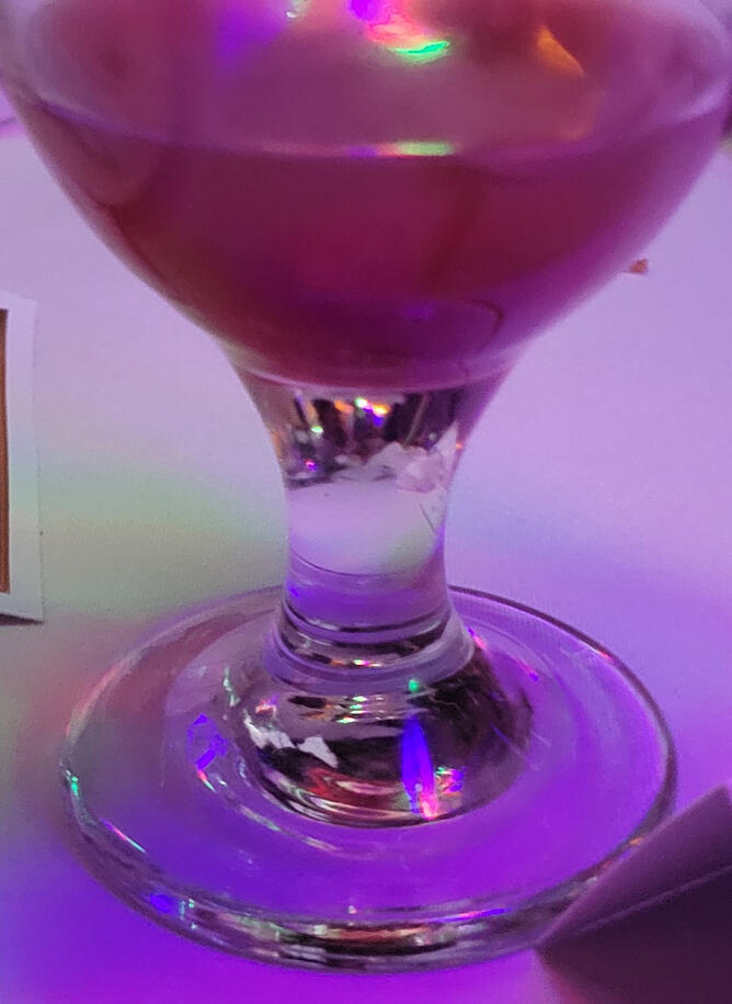 Photograph A close-up of a wine glass